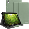 H HOLIMET Case for iPad Air 11 inch M3 2025 2024/iPad Air 5th Generation 2022/iPad Air 4th Generation 2020 10.9 Inch with Pencil Holder Shockproof Protective Cover for iPad Air 6/5/4 Vegan Leather
