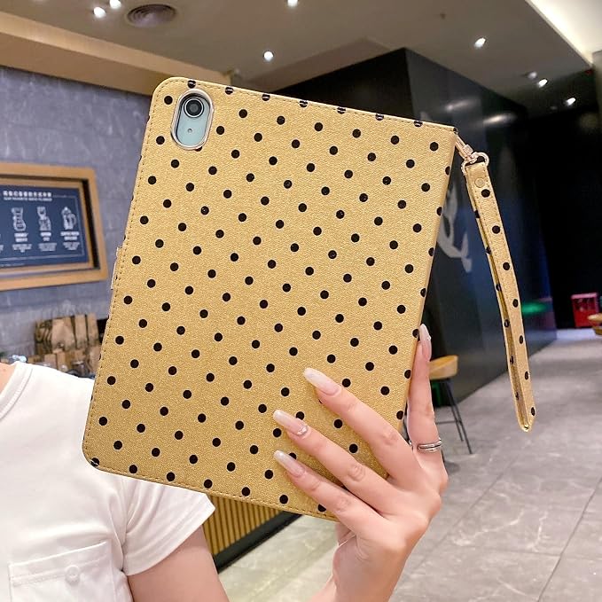 Champagne Gold Polka Dot