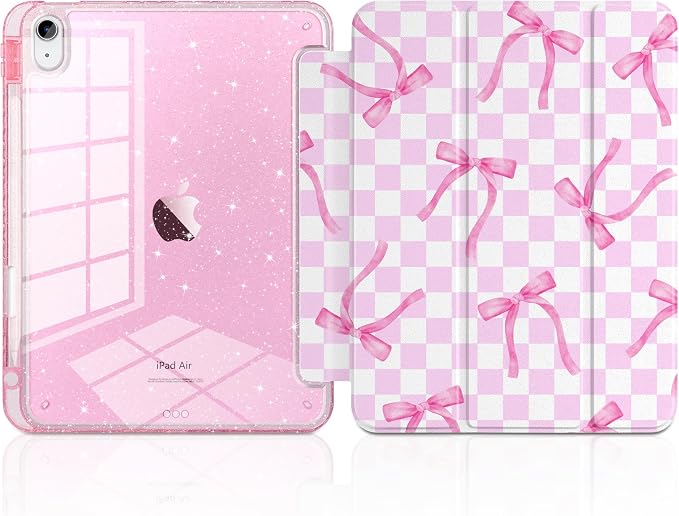 Pink Checkerboard & Bows