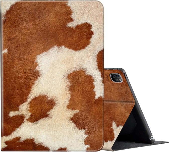Cow Hide Animal Print Brown