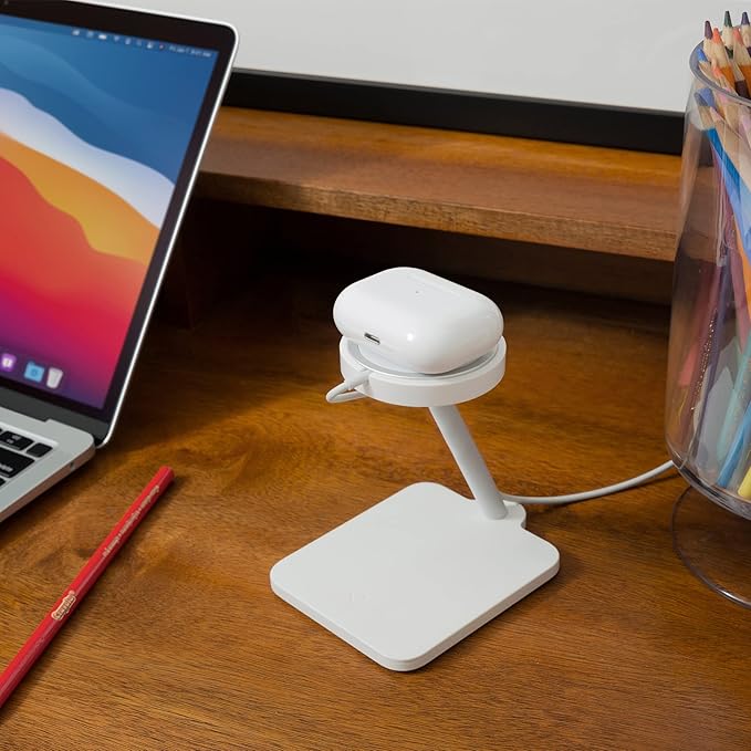 Twelve South Forte for iPhone | Modern Desktop Stand for MagSafe Charger and iPhone