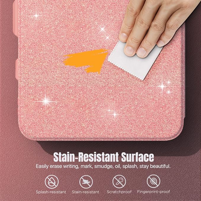glitter light pink