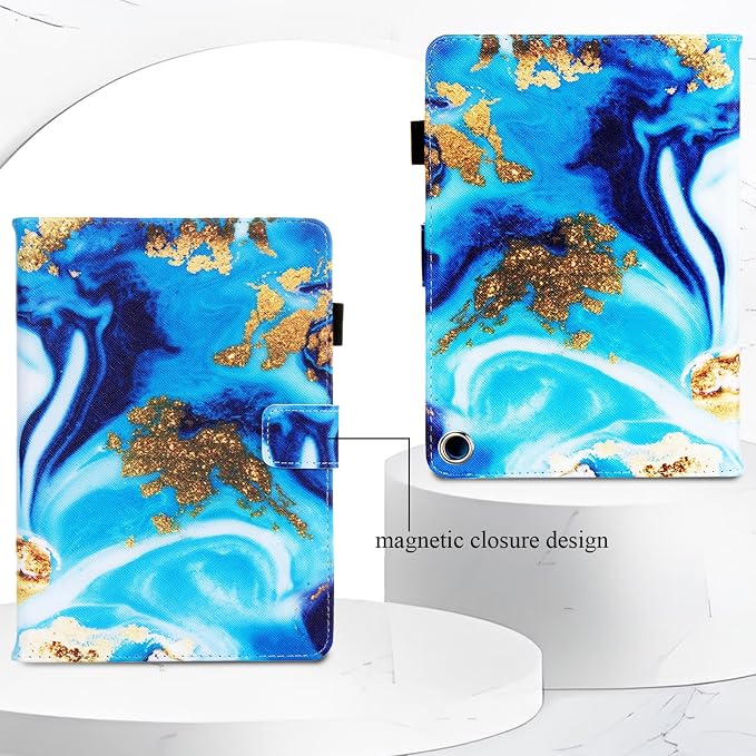 02# Blue Gold Marble
