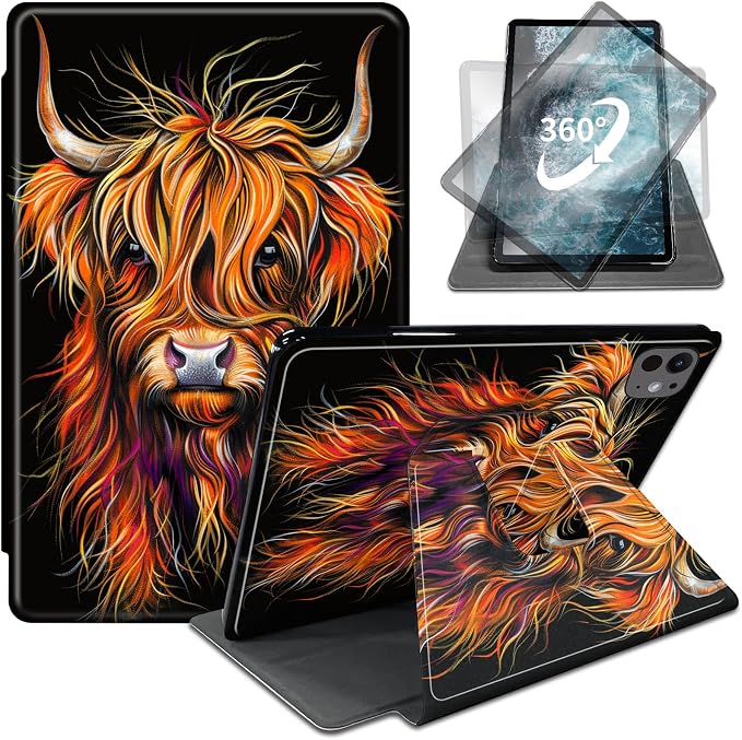 Art Highland Cow