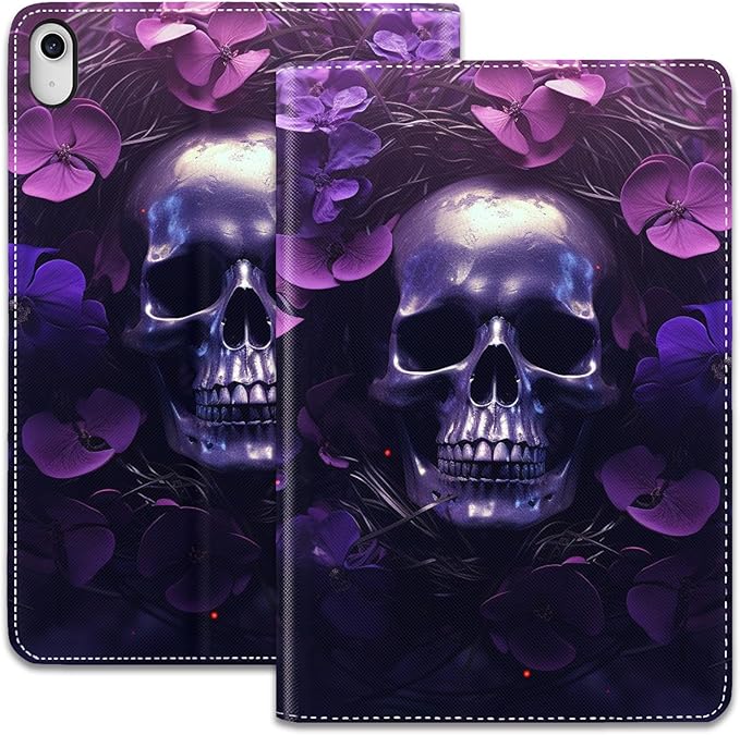 Skull Purple Flower
