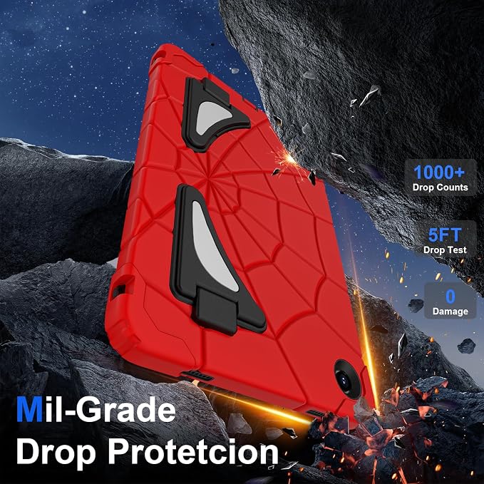Galaxy Tab A11+/A9+ Case-Red/Black