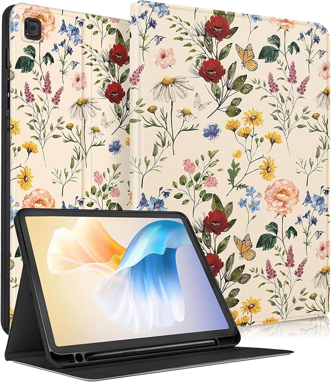 4-for Tab S6 Lite-Vintage Flower