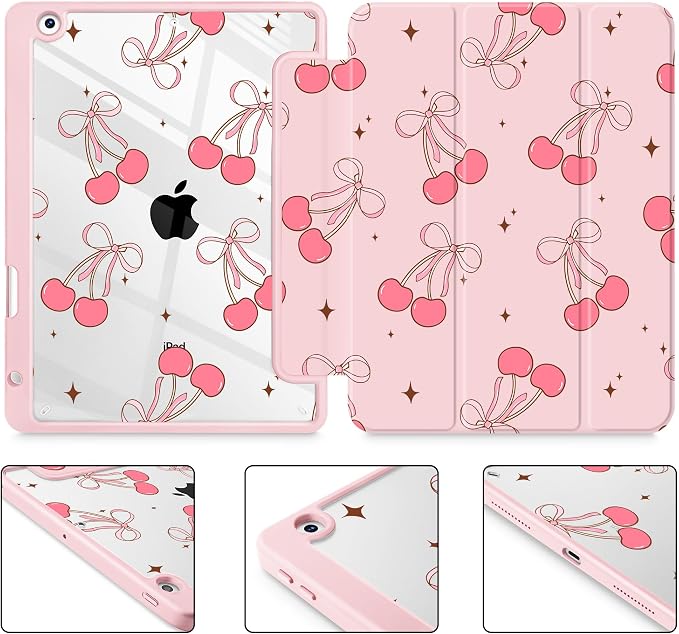 Pink Cherry Bow