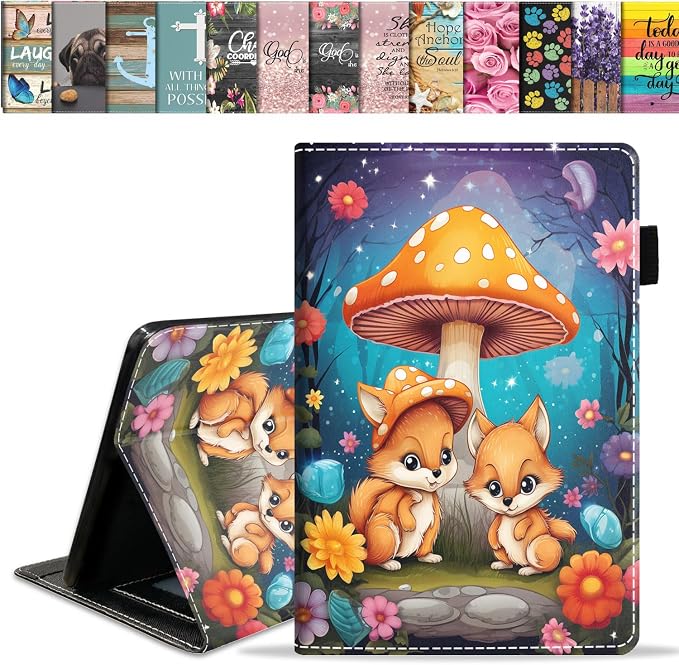 Cute Squirrel and Mushroom