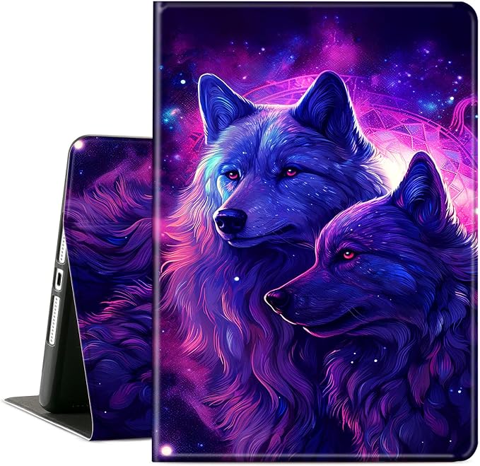 Purple Glitter Wolf