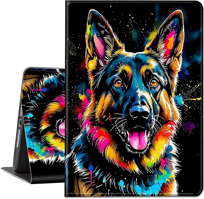 Colorful German Shepherd