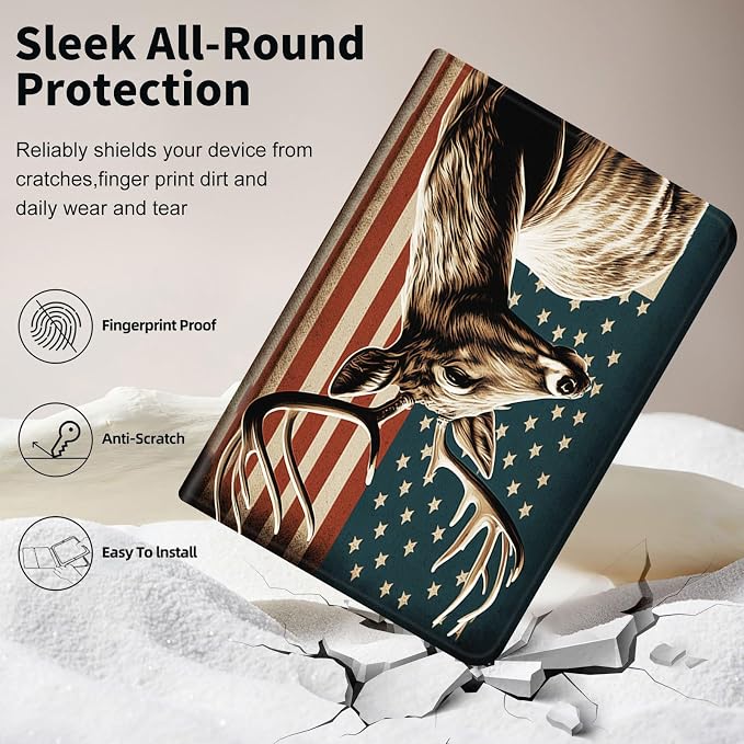 American Deer Flag Pink