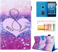 Folio Cover for Fire HD 8 6th/7th/8th Gen Slim Folding Stand PU Leather Protective Wallet Case with Auto Sleep/Wake for Old Amazon Fire HD 8 Tablet 2016/2017/2018 Best Love