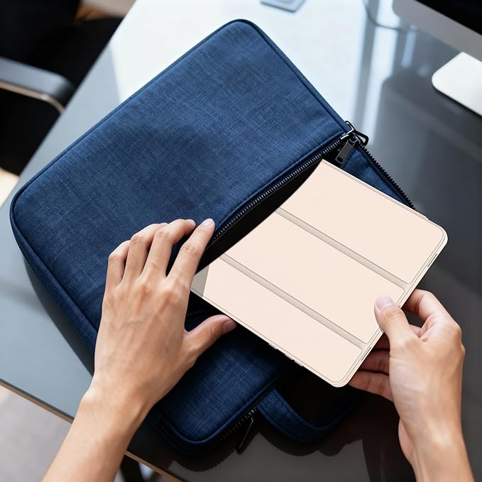 for Samsung Galaxy Tab S11 Tablet CaseMagnetic Split Acrylic Case with Pen SlotPU Leather MaterialDetachable StandSlim Protective Cover for S11ShockproofLightweight[Rose Gold]