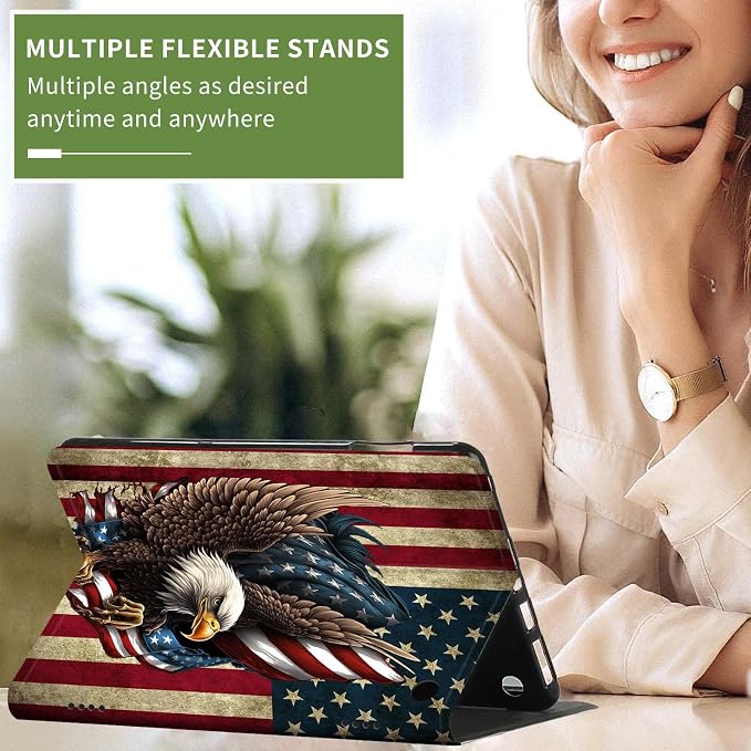 Eagle on American Flag