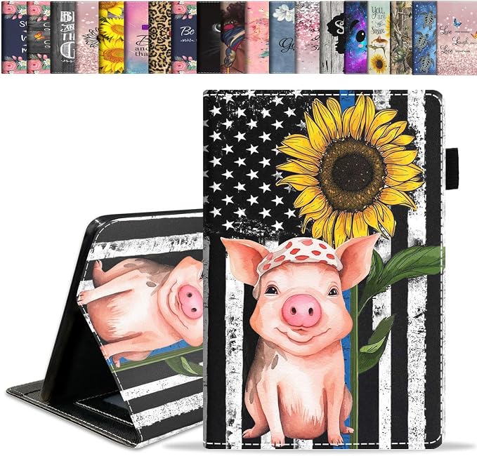 American Flag Pig & Sunflower