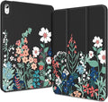 Teryeefi Case for iPad (A16) 11th Generation 11 Inch 2025 &amp iPad 10th Generation 10.9 Inch 2022 with Pencil HolderAuto Wake/SleepTrifold Stand Soft TPU Protective Cover (Beautiful Flower)