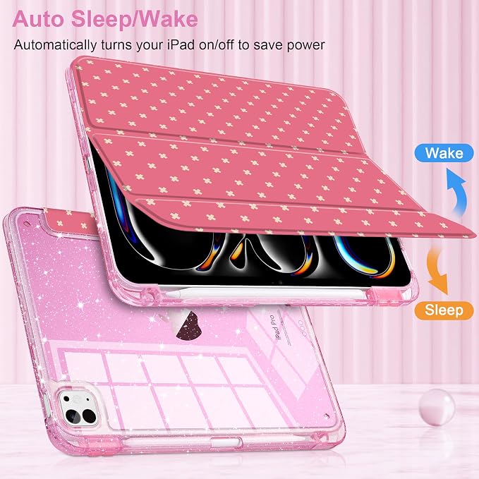 Dark Pink Cross Dot