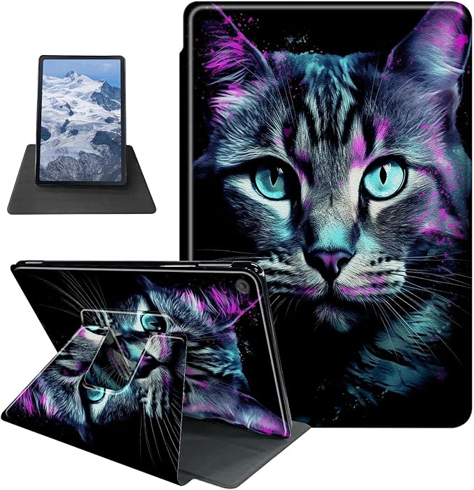 Cat Purple Glow