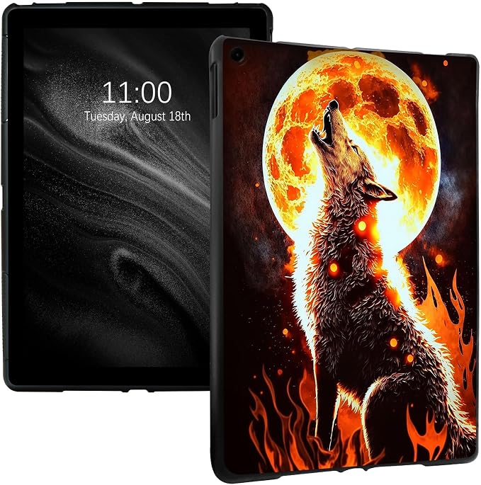 Fire Wolf Howling