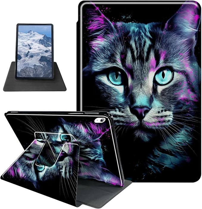 Cat Purple Glow