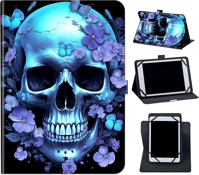 blue skull Flowers