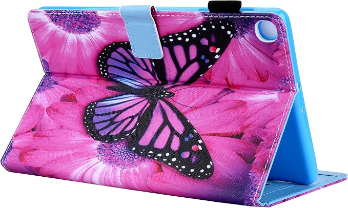 04# Pink Butterfly Red Flower