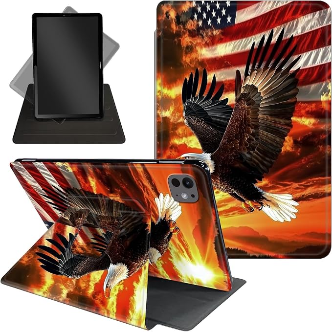 American Flag Bald Eagle