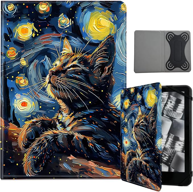 Cute Cat Starry Sky