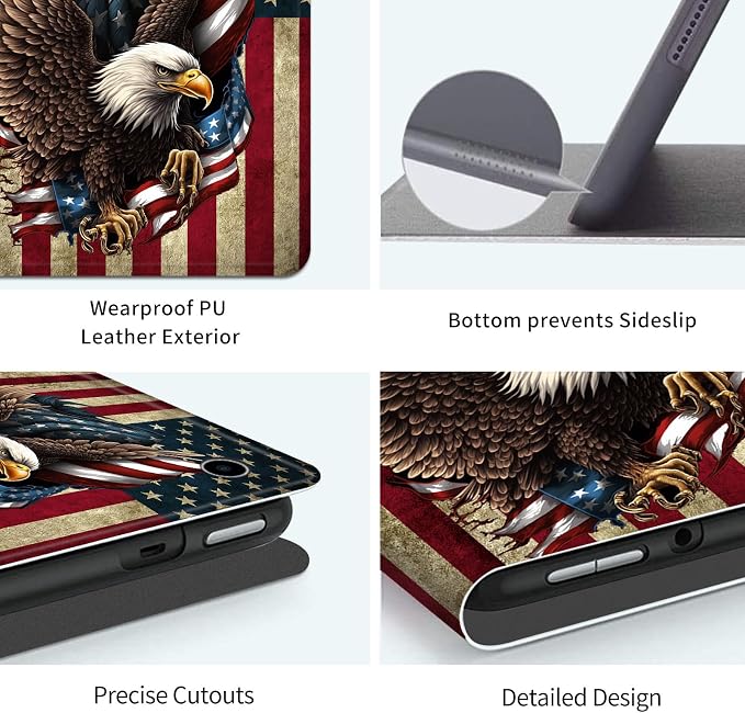 Eagle on American Flag