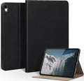for iPad Air 11 Inch M3 2025/ M2 2024iPad Air 10.9 Inch Case 5th/4th Gen 2022/2020Leather Folio Cover with Auto Wake/Sleep Adjustable StandMultiple View Angles Protection Case-Black