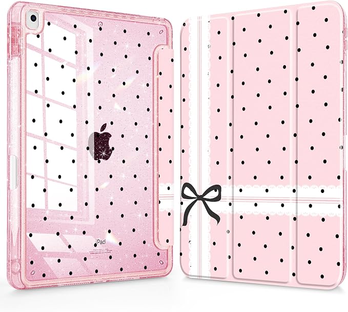 Bow Polka Dot-Pink