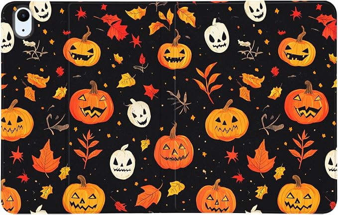Halloween Pumpkins Leaves
