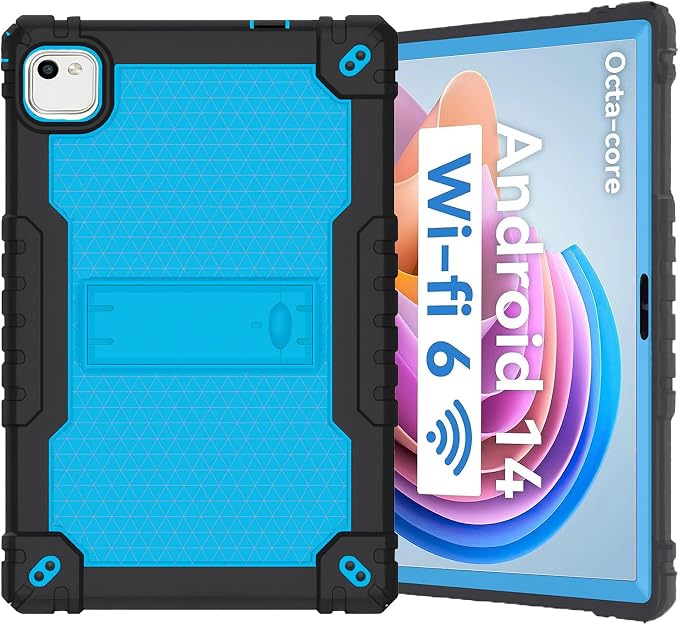 Black/Blue+2PCS Glass