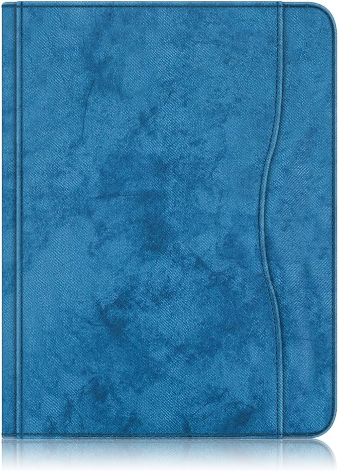 for iPad 10th Generation Case 10.9 Inch 2022 with Pencil HolderModel: A2696 /A2757 / A2777 PU Leather Smart ipad 11inch A16 Cover Auto Sleep/WakeDark Blue