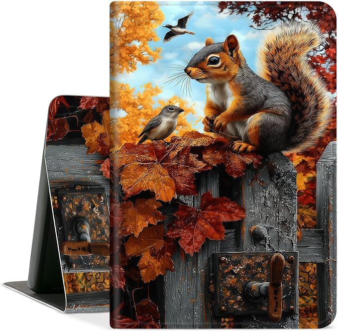 The Cute Squirrels And Birds