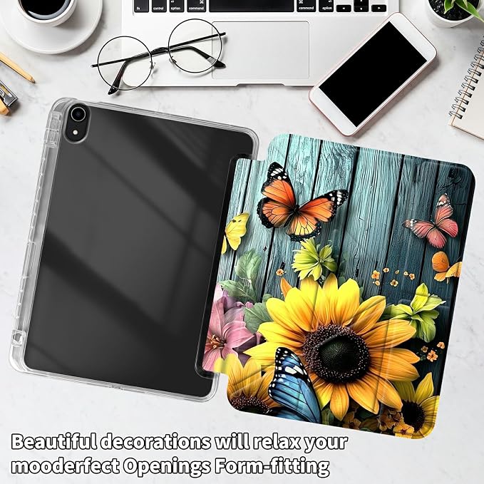 Beautiful Sunflowers Butterflies