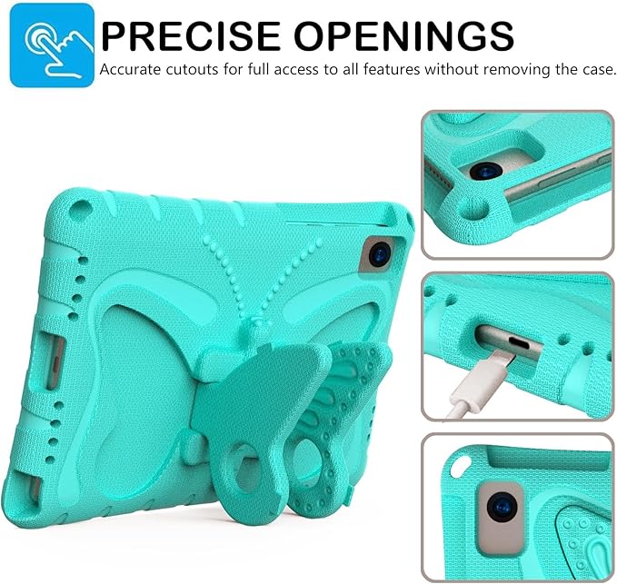 Case Compatible with Lenovo Tab M10 Plus 10.3 Inch/K10 10.3 TB-X606F/TB-X606X/TB-X6C6F/TB-X6C6XLightweight Shockproof Case EVA Foam Cover Stand Cover for Boys Girls(Green)