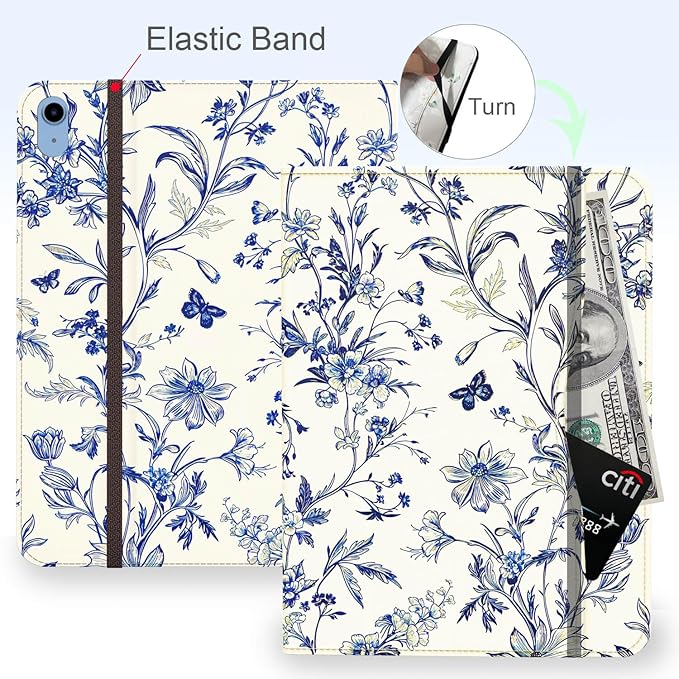 Blue Vintage Floral
