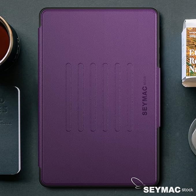 SEYMAC stock Case for Samsung Galaxy Tab A9+ Plus 11'' Auto Sleep/Wake Case with Magnetic Multi-Angles Stand Card Slot for Galaxy Tab A9+/ A9 Plus 11'' SM-X210/X216/X218 (Purple)