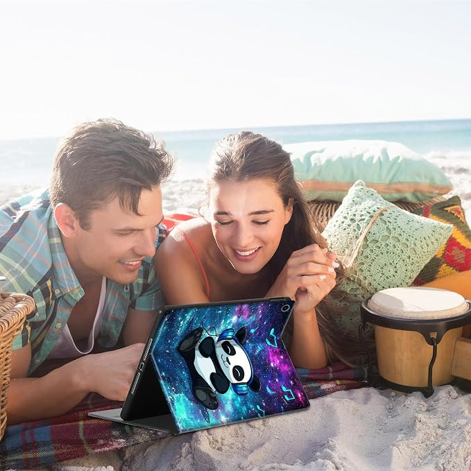 Blue Galaxy And Cute Panda