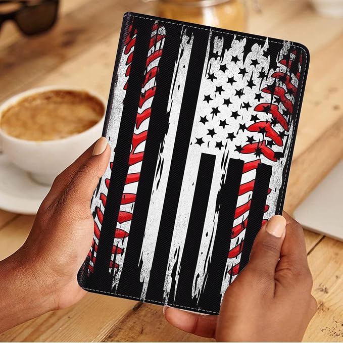 American Flag Baseball Background