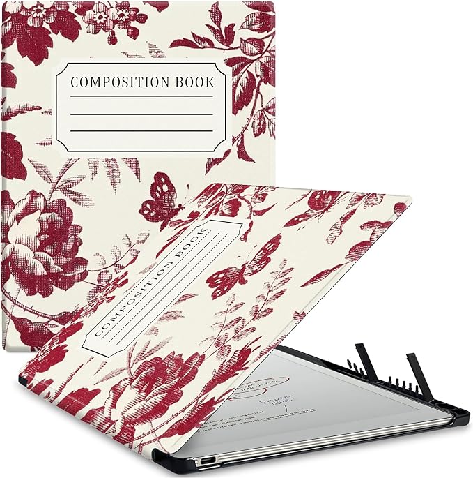 Case for Remarkable Paper Pro Tablet 11.8 (Released in 2024) Hard Back Shell Protective Book Folio Cover with Built-in Pen Holder with Auto Sleep/Wake Function.