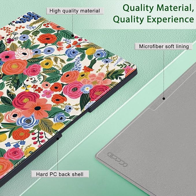 Case for Remarkable Paper Pro Tablet 11.8 (Released in 2024) Hard Back Shell Protective Book Folio Cover with Built-in Pen Holder with Auto Sleep/Wake Function.
