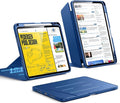 ESR for iPad Pro 11 Inch Case (M5/M4) 2025/2024 Vertical Stand Cover Multi Stand Angles Ultra-Stable Case with Pencil Holder Flip Series Blue
