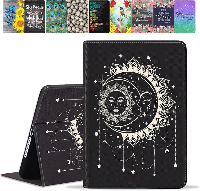 Celestial Theme Sun with Crescent Moon