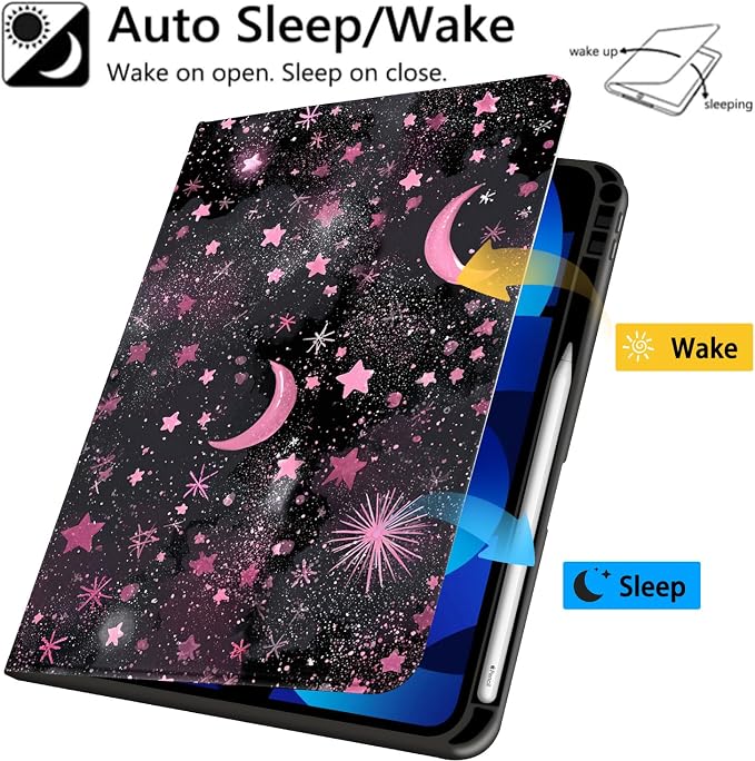 Art Pink Starry Sky