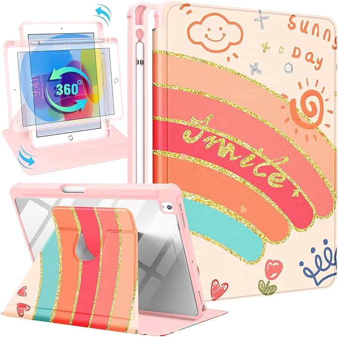 5-for iPad 789-Rainbow Sun
