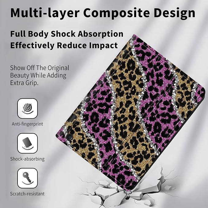 Pink Golden Leopard
