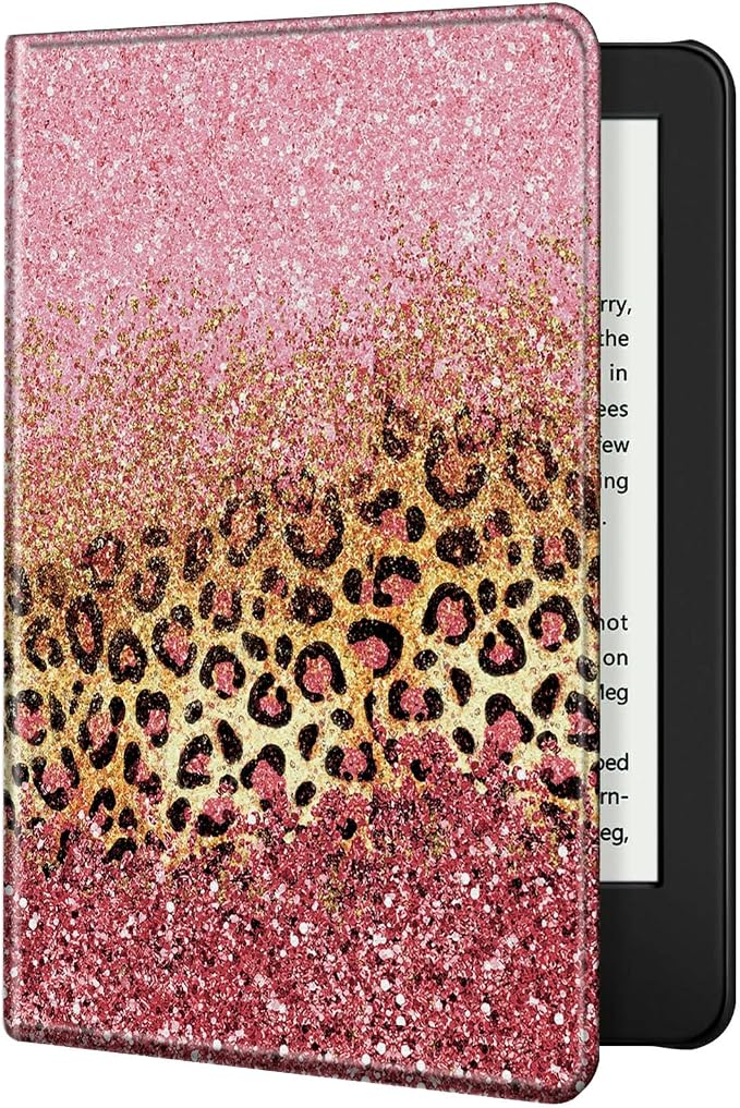 Pink Glitter Leopard